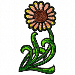 Flowers Embroidery Design 11